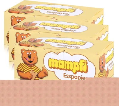 Produktbild von Mampfi Esspapier Oblaten 200 Stück - unverwechselbarer Geschmack (3er Pack)