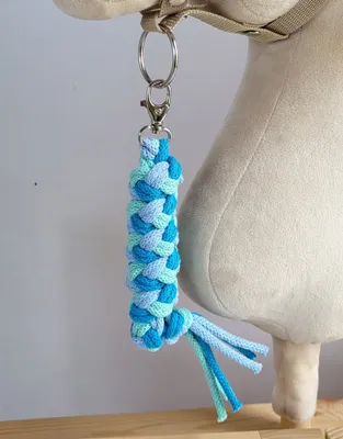 Produktbild von Strickleine für Hobby Horse - blau/türkis/mint