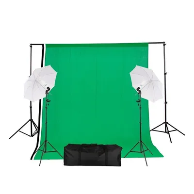 Obrázek produktu pro Fotostudio Set - 2x deštník, 3x plátno