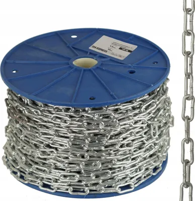 Produktbild von Metallkette FEINZ - 3mm - verzinkt - stark und langlebig - ideal für Garten und Bau