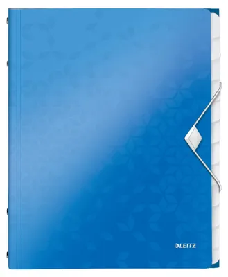 Produktbild von Leitz WOW, A4, Polypropylen (PP), Blau, Metallisch, 200 Blätter, 265 mm, 17 mm