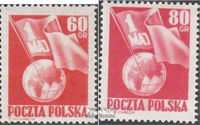 Produktbild von Briefmarken Polen 1953 Mi 797-798 (kompl.Ausg.) postfrisch Arbeit