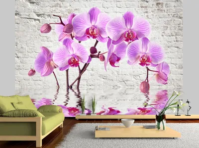 Produktbild von Vlies Fototapete 400x280 cm Tapeten Wandtapete XXL Blumen Mauer b-A-0228-a-b
