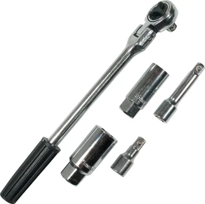 Produktbild von Zündkerzenwerkzeug-Satz, 3/8"-Antrieb, 5-tlg. Mit 16 + 21 mm Einsätze