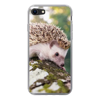 Produktbild von MuchoWow® Handyhülle Schutzhülle Hülle für iPhone 8 Baby - Igel - Baum Silikon Softcase Handy Hülle - Schutzhaube