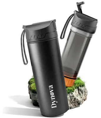 Obrázek produktu pro Filtrační láhev na vodu, objem 650 ml, dvoustupňový filtr, vhodná pro outdoorové použití