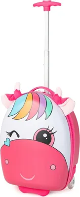 Produktbild von Rollkoffer Hartschalen-Handgepäck für Kinder 33 x 22 x 45 cm Rosa