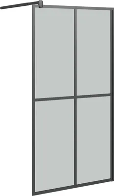 Immagine prodotto di vidaXL Schermo doccia per cabina doccia 100x195cm Vetro scuro di sicurezza