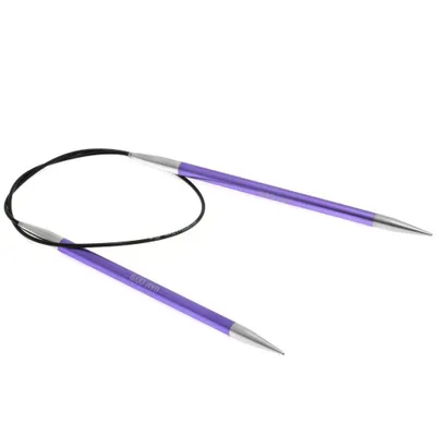 Produktbild von Lana Grossa Knit Pro Rundstricknadel Aluminium Rainbow verschiedene Längen/Stärken Länge Durchmesser 60 cm 6.0 mm