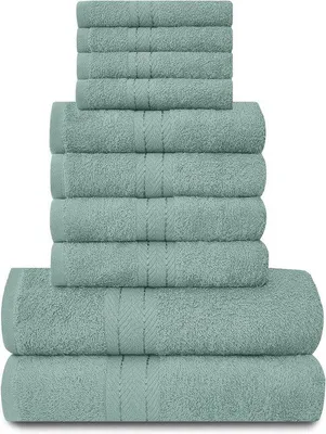 Produktbild von Famanu Handtücher Hotelqualität Superweich und Sehr Saugfähig 10er Set