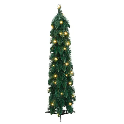 Immagine prodotto di Albero di Natale Artificiale Preilluminato con 45 LED 90 cm