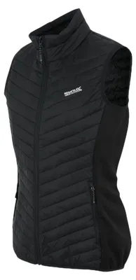 Produktbild von Regatta Andreson Hybrid Steppweste für Damen, Farbe:Schwarz, Größe:40