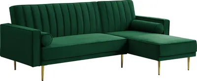 Produktbild von home24 Ecksofa mit Schlaffunktion - Samt