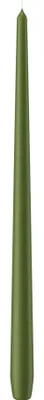 Produktbild von Spitzkerzen durchgefärbt Olive 400 x Ø 25 mm, 6 Stück