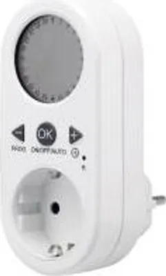 Produktbild von Renkforce EMT2500ET Steckdosen-Zeitschaltuhr digital Tagesprogramm 1800 W