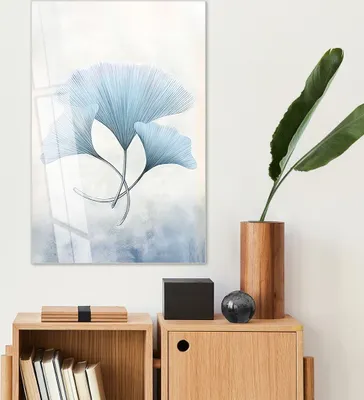 Produktbild von Wallity, Huhu355 - 100 x 70, Dekorative Malerei aus gehärtetem Glas, Mehrfarbig, 100 % gehärtetes Glas, 70 x 100 cm