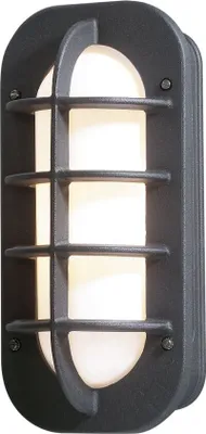 Produktbild von Konstsmide Loke Wandleuchte schwarz lackiertes Aluminium, opales Acrylglas, Hand EU 514-752