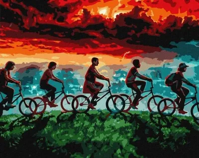 Immagine prodotto di Dipingere seguendo i numeri - Viaggio nell'ignoto 40x50 cm - Ideyka