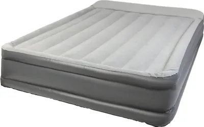 Produktbild von LIVARNO home Luftbett Gästebett mit Elektropumpe grau L 203 x B 152 x H 46 cm