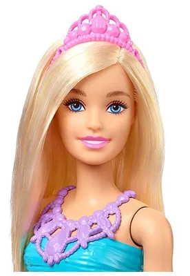 Immagine prodotto di Barbie Dreamtopia Royal, bionda con gonna rosa, scarpe e accessorio per capelli