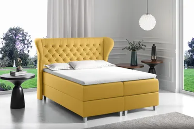 Produktbild von bett chesterfield box spring möbel betten king size samt hotel neu schlafzimmer