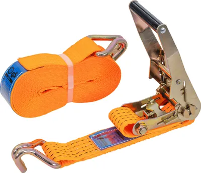 Produktbild von UNITRAILER Spanngurt mit Ratsche 8m 50mm 5t Zurrgurt orange LC 5000 daN Ladungssicherung für LKW Anhänger