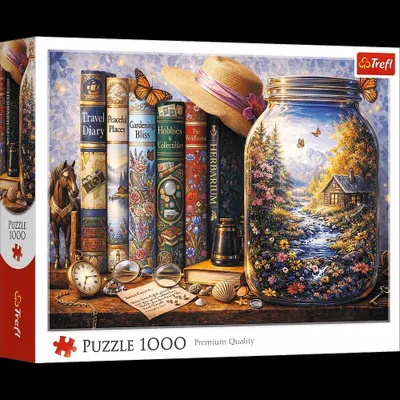 Image de Puzzle 1000 pièces, "Une histoire emprisonnée dans un bocal", TREFL
