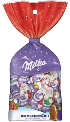 Produktbild von Milka Mini Weihnachtsmänner 120g