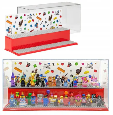Produktbild von LEGO ICONIC Spiel- und Sammlerschrank - rot