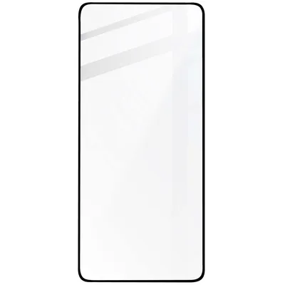 A product shot of a screen protector with a black frame.
