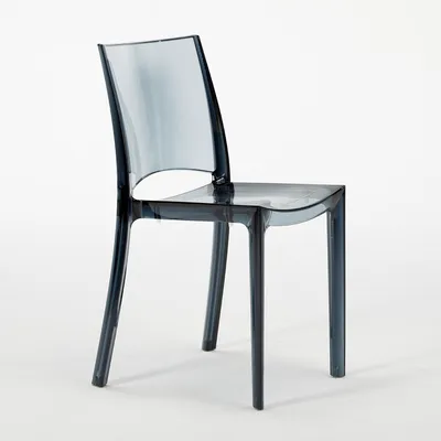 Produktbild von 18 B-Side Grand Soleil Stühle für transparente Bar Stock Angebot - Transparent Schwarz Anthrazit