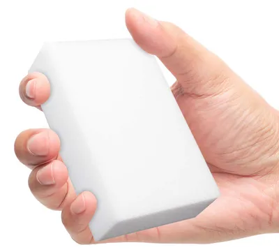 Produktbild von 16x Schmutzradierer Melamin-Schaum-Schwamm - Mühelose Fleckenentfernung ohne Chemie - Für Küche, Bad, Möbel, Büro & Auto - 9x6x3cm