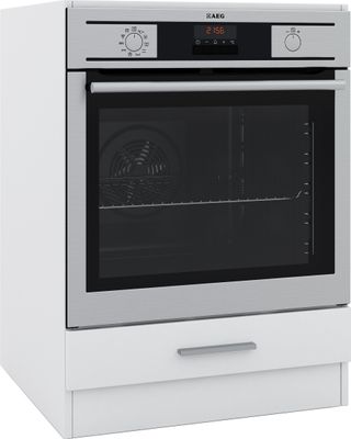 Kontor Hermsen Ofenschrank 60cm weiß