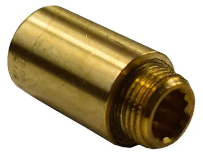 Zdjęcie produktu dla Złączka gwintowana mosiężna przedłużka kranu 1/2" AG x 1/2" IG 40 mm