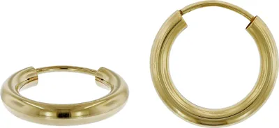 trendor 51172 Damen Ohrringe Gold 333 / 8K Creolen Breite 2,5 mm Ø 15 mm 1