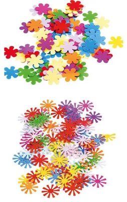 Immagine prodotto di Coriandoli in foil flower power flowers