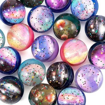 Imagen del producto de Juego de juguetes de bolas grandes - 18 piezas - Plastilina - Ideal para niños - Regalo para cumpleaños o Navidad