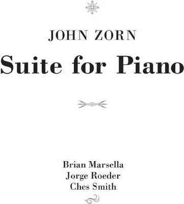 Produktbild von Zorn, J: Suite For Piano