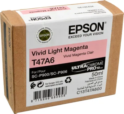 Produktbild von Epson 47A6, Standardertrag, Magenta, Tinte auf Pigmentbasis, 50 ml, 1 Stück(e), Einzelpackung