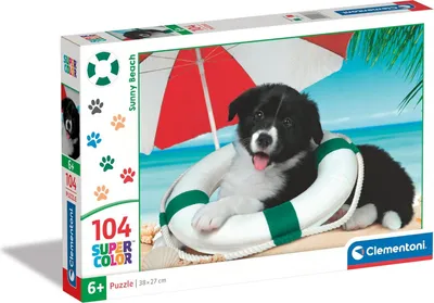 Image de Puzzle CLE 104 SuperKolor Plage ensoleillée 25767