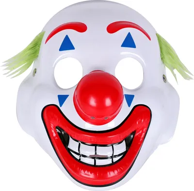 Produktbild von Maske grinsender Clown Erwachsenen Maske mit Gummizug
