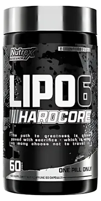 Produktbild von Nutrex Research Lipo-6 Hardcore (60 Caps) Unflavoured - Diät & Gewichtsmanagement - Fatburner