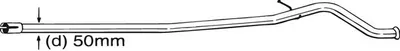 Produktbild von Bosal Reparaturrohr, Katalysator  889-541