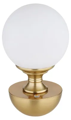 Produktbild von LED Tischleuchte, Touchdimmer, USB Akku, Messing