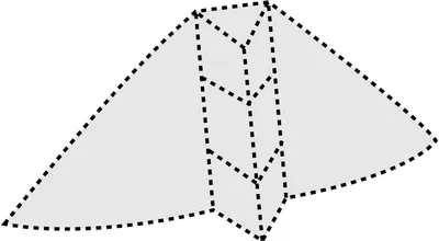 Produktbild von Wolkenstürmer Kinderdrachen Delta Conyne Bausatz zum Basteln (DIY), Einleinerdrachen mit Glasfasergestänge - flugfertig inkl. Schnur und Bauanleitung