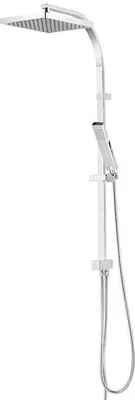 Produktbild von Schulte DuschMaster Rain II Chrom mit Umsteller, Kopfbrause eckig D9636