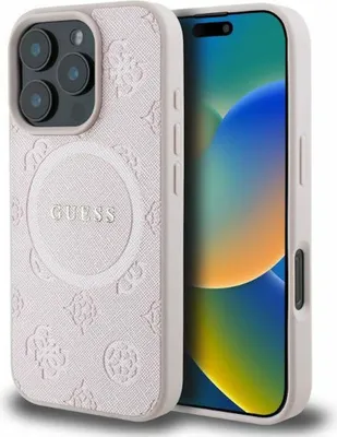 Produktbild von Guess Guhmp16xpsapsmep Iphone 16 Pro Max 6.9´´ Handyhülle Rosa Rosa One Size