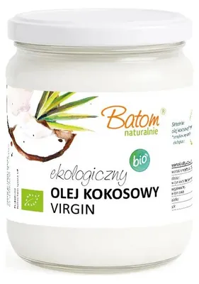 OLEJ KOKOSOWY VIRGIN BIO 500 ml - BATOM