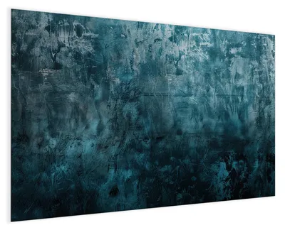 Produktbild von Magnettafel Glas 60 x 40 cm „Petrolblaue Wand“ – Glasboard beschreibbar & magnetisch, inkl. 4 Neodym-Magnete, 2 Stifte & Tuch – Glas-Whiteboard Memoboard für Küche & Büro