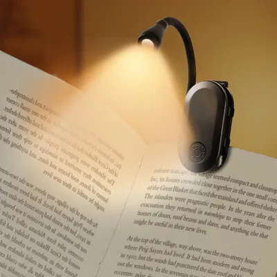 Productafbeelding van Leeslamp met USB-C, oplaadbaar en 3 kleurtemperaturen, flexibel en 360 graden